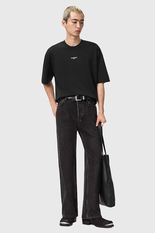 Хлопковая футболка AllSaints MICRO - фото 6