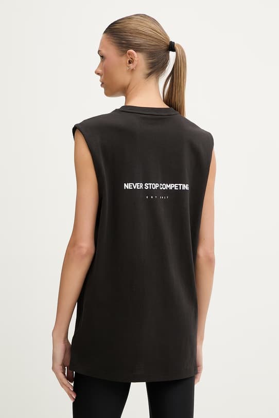 Хлопковая тренировочная футболка Puma Обрезанная майка HYROX - фото 4