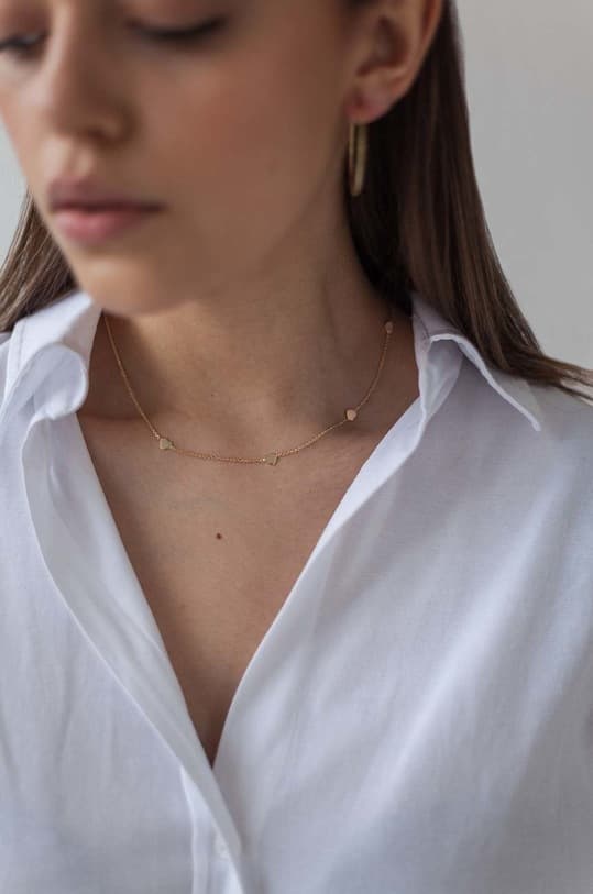 Колье ANIA KRUK из серебра с покрытием из золота Romantica - фото 3