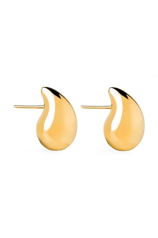 ANIA KRUK VINTAGE позолоченные серебряные серьги - фото 2