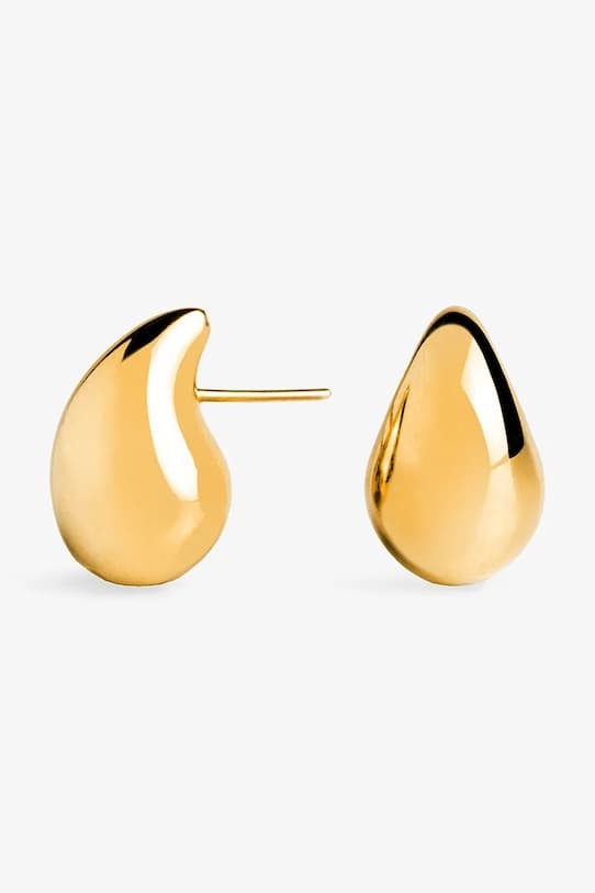 ANIA KRUK VINTAGE позолоченные серебряные серьги - фото 3