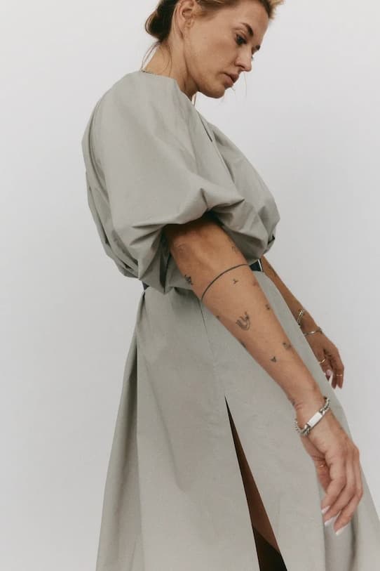 МУУВ. платье BUFFLE из хлопка - фото 4