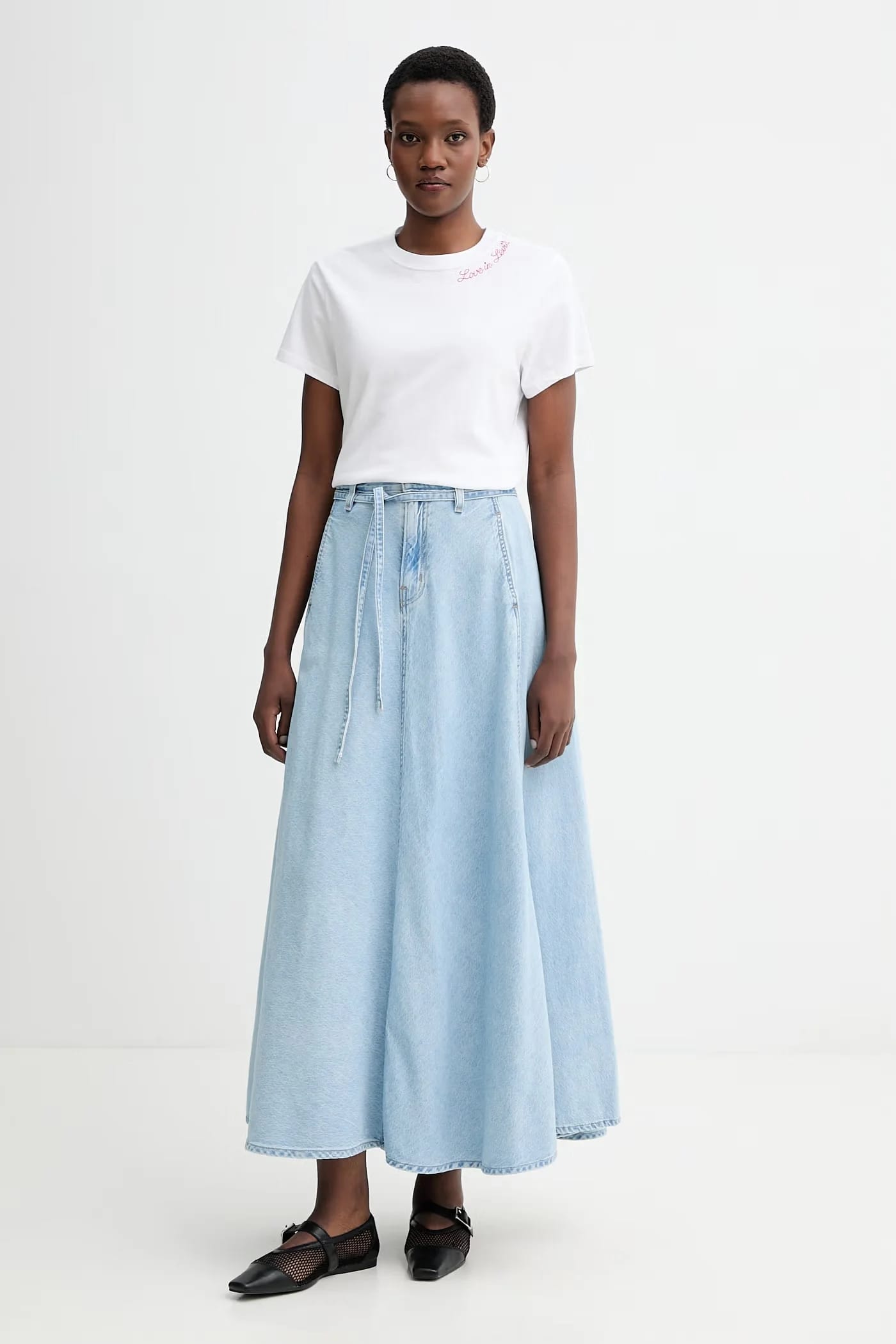 джинсовая юбка XL SKIRT - фото 2