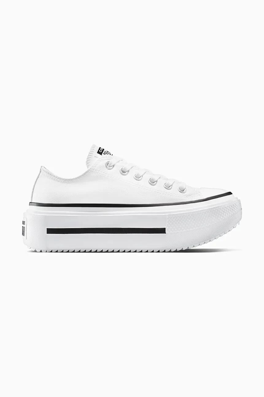 кроссовки Chuck Taylor All Star Lift Double Stack белые для мужчин