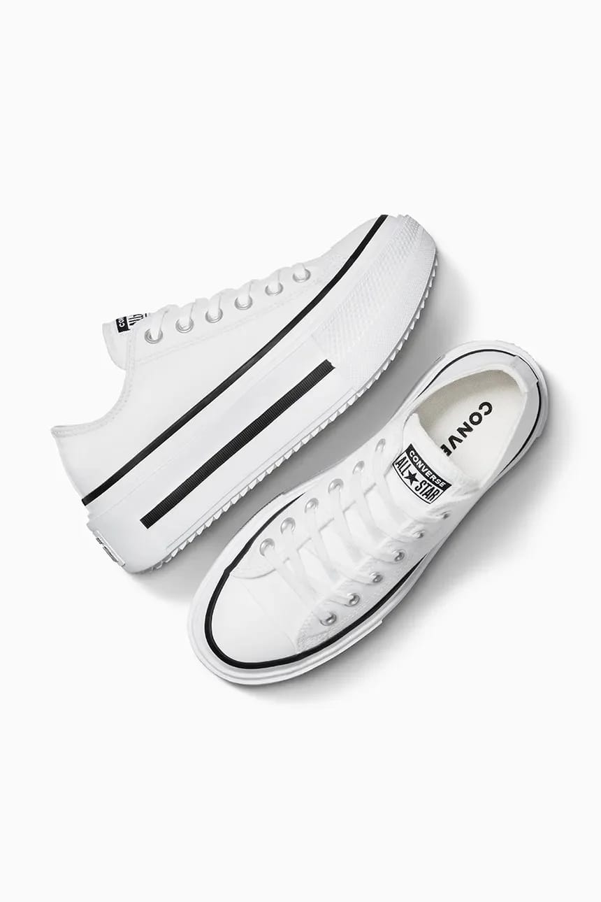 кроссовки Chuck Taylor All Star Lift Double Stack белые для мужчин - фото 7