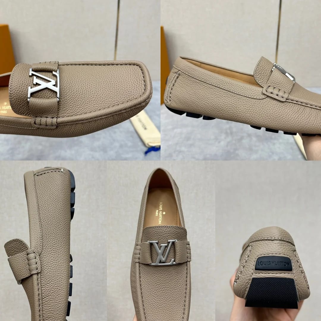 Мокасины louis vuitton Monte carlo бежевые - фото 5