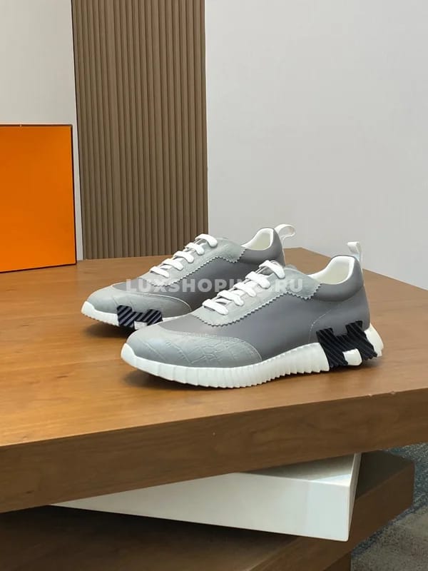 Кроссовки Hermes серые