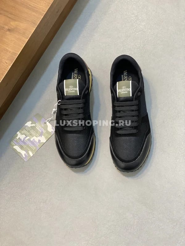 Кроссовки Valentino Rockrunner черные - фото 6