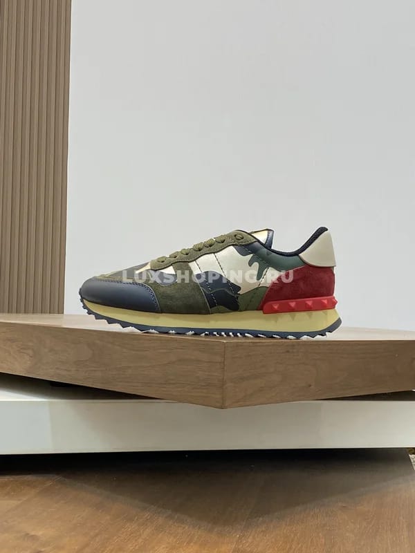 Кроссовки Valentino Rockrunner милитари - фото 5