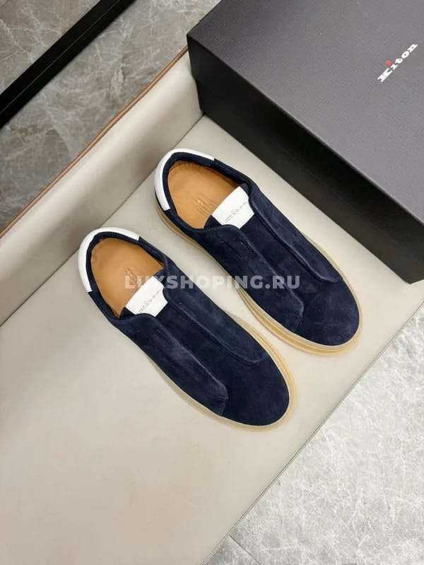 Кеды слипоны Kiton синие
