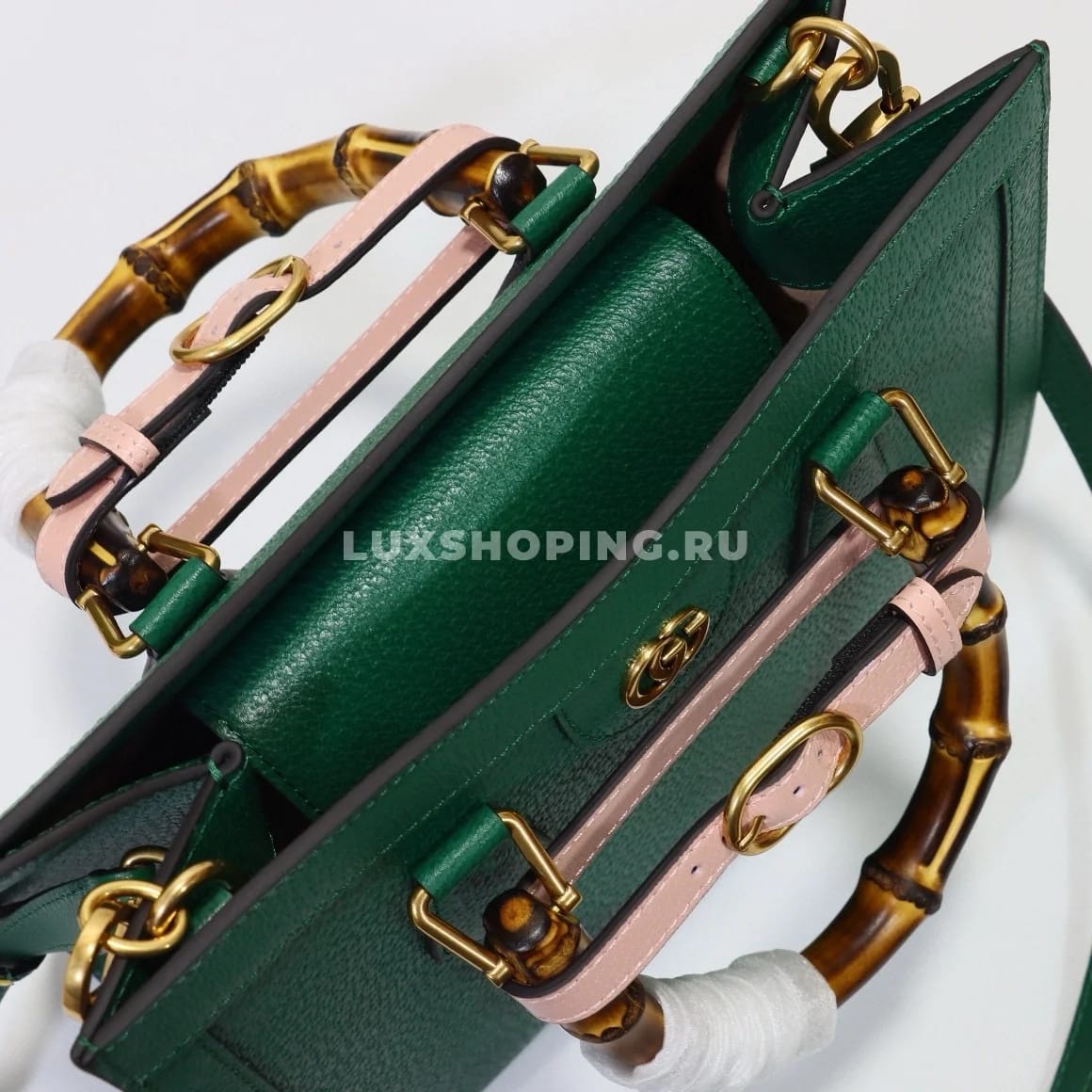 Gucci Сумка-тоут Diana 702721 темно-зеленый - фото 6