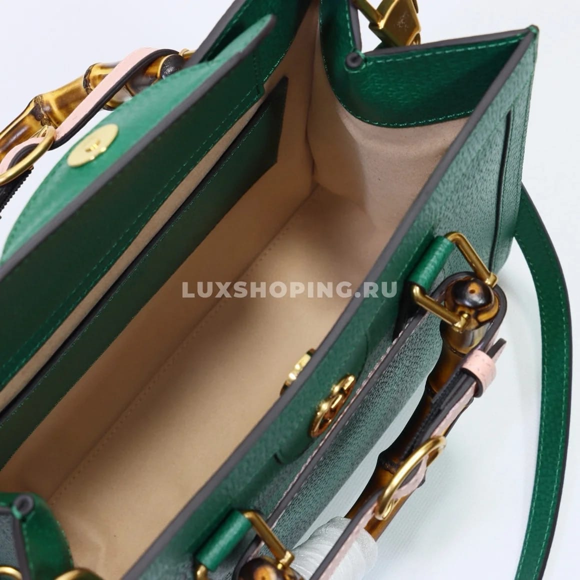 Gucci Сумка-тоут Diana 702721 темно-зеленый - фото 7