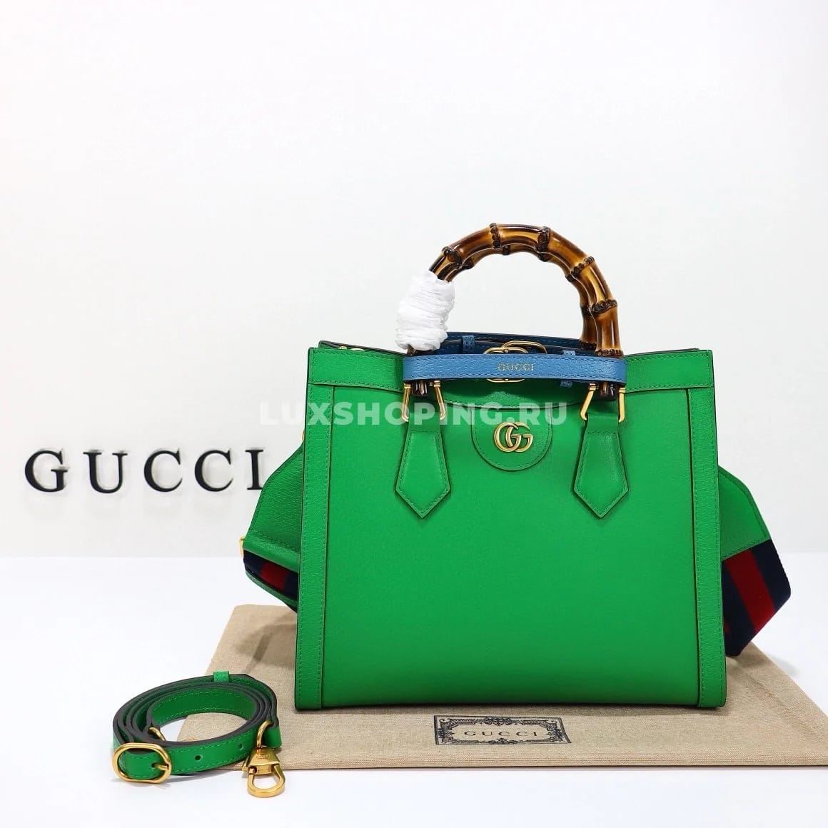 Gucci Сумка-тоут Diana 702721 светло-зеленый