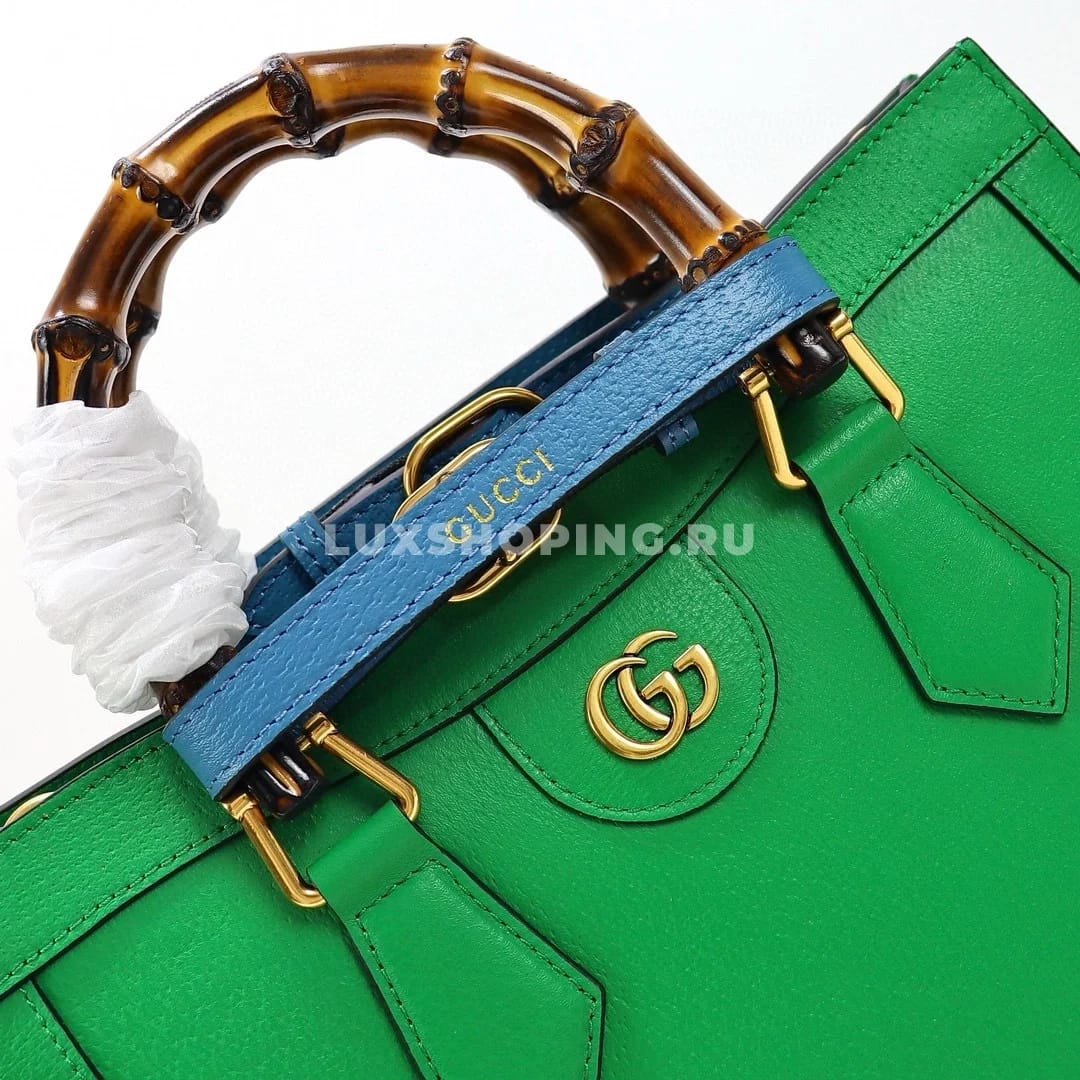 Gucci Сумка-тоут Diana 702721 светло-зеленый - фото 3