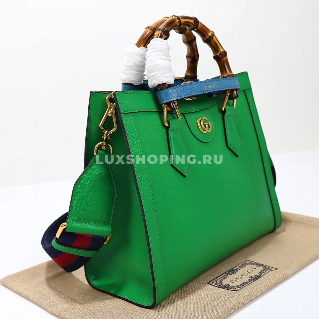 Gucci Сумка-тоут Diana 702721 светло-зеленый - фото 4