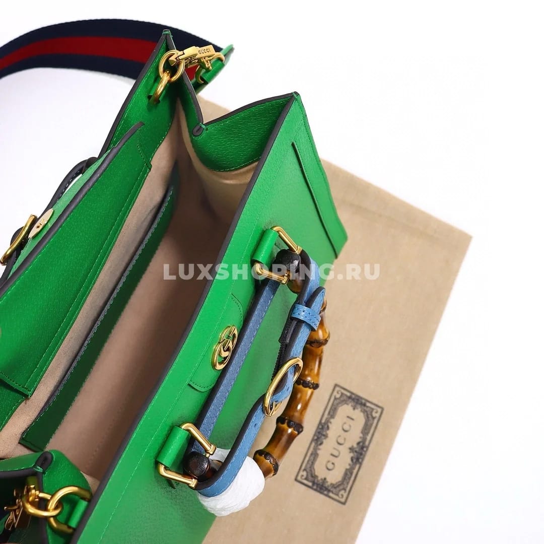 Gucci Сумка-тоут Diana 702721 светло-зеленый - фото 8