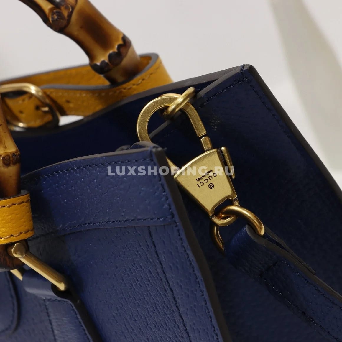 Gucci Сумка-тоут Diana 702721 Синий - фото 5