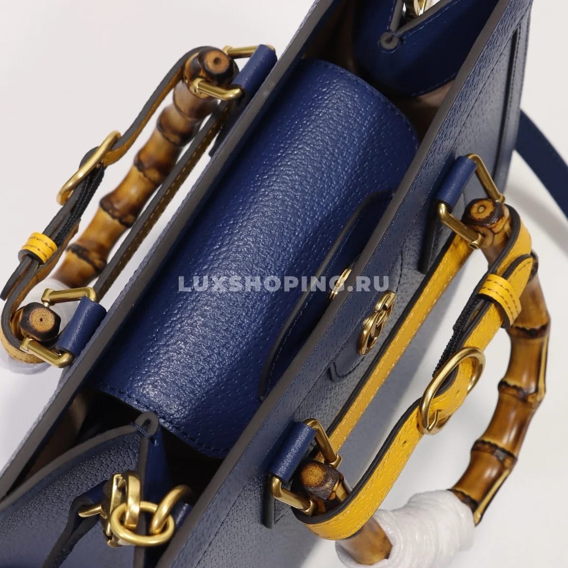 Gucci Сумка-тоут Diana 702721 Синий - фото 6