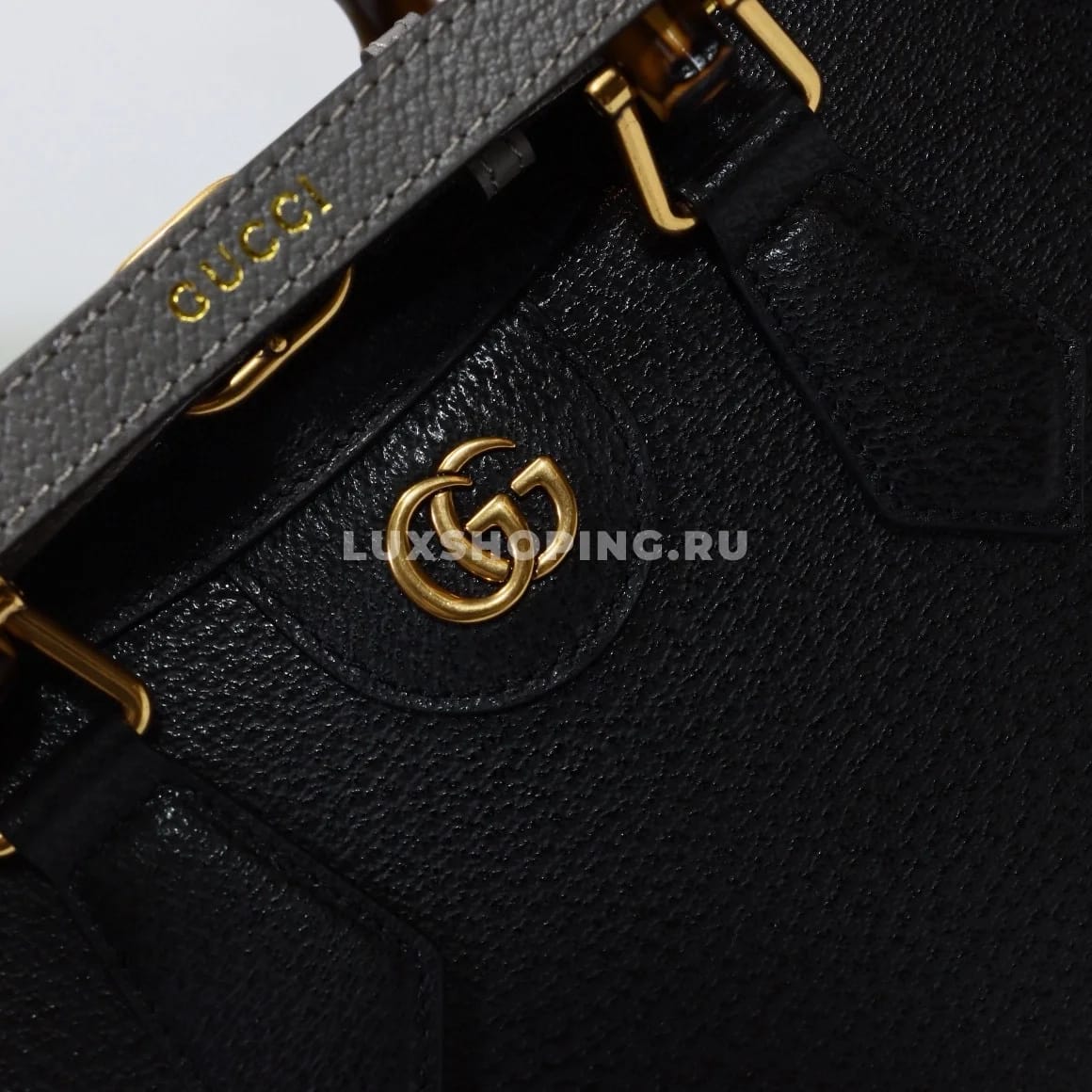 Gucci Сумка-тоут Diana 702721 Черный - фото 4