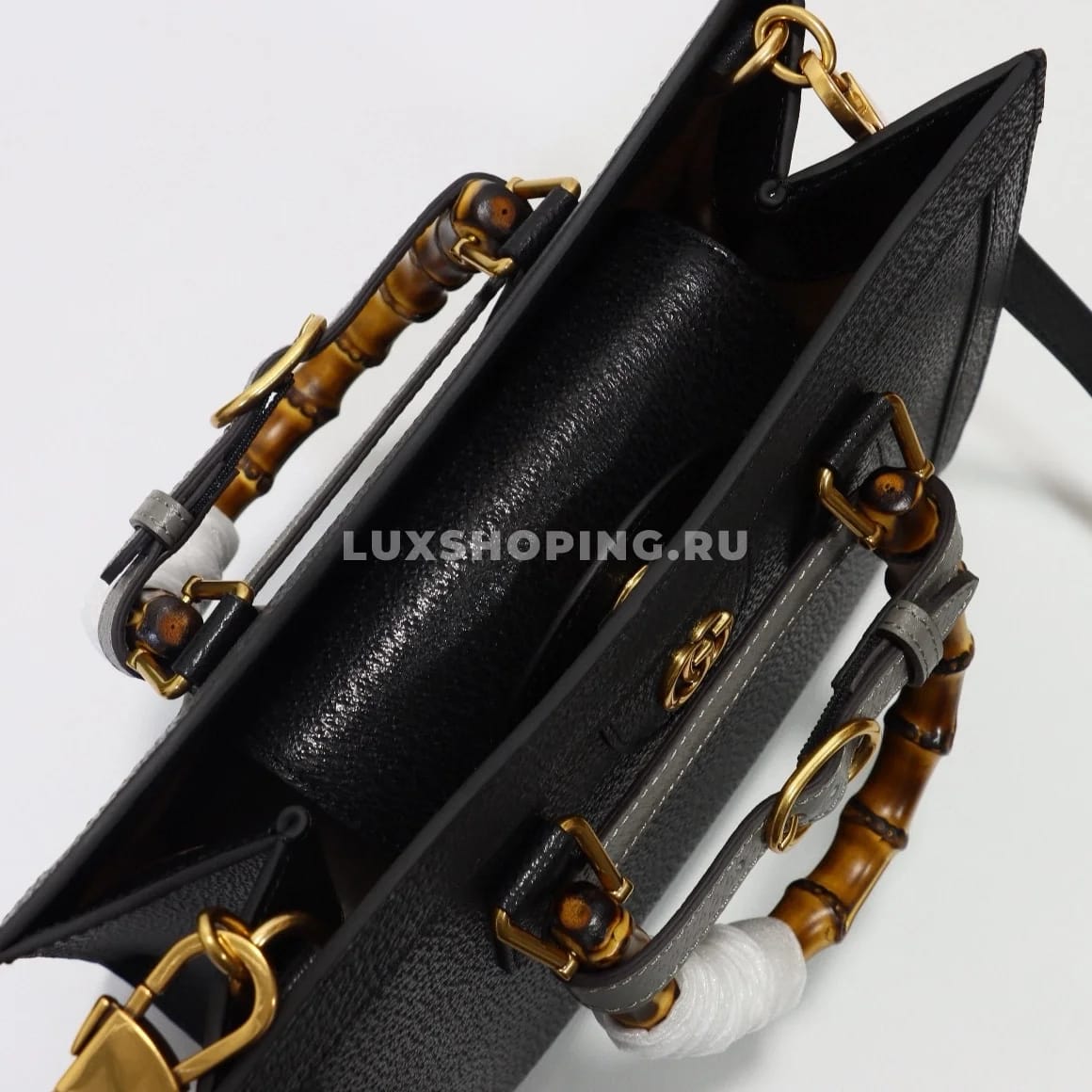Gucci Сумка-тоут Diana 702721 Черный - фото 6
