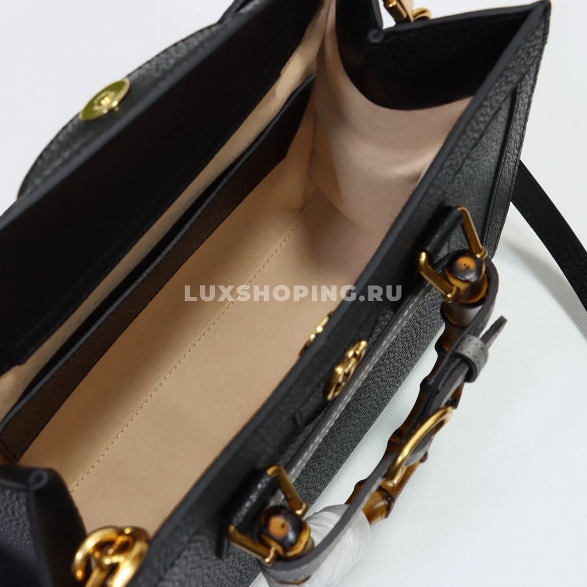 Gucci Сумка-тоут Diana 702721 Черный - фото 7