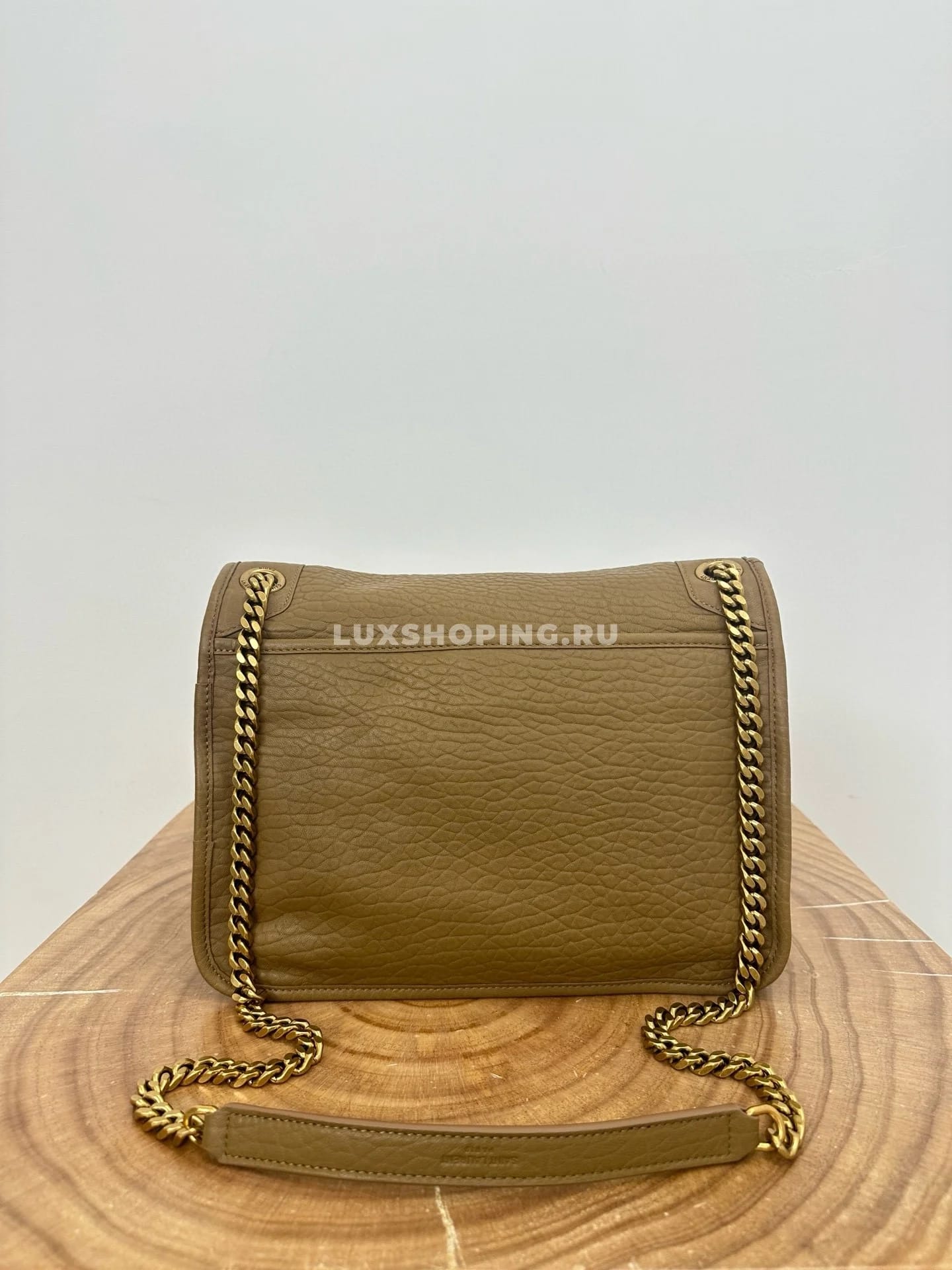 Saint Laurent Сумка Niki 28 см из мягкой овечьей кожи Беж - фото 12
