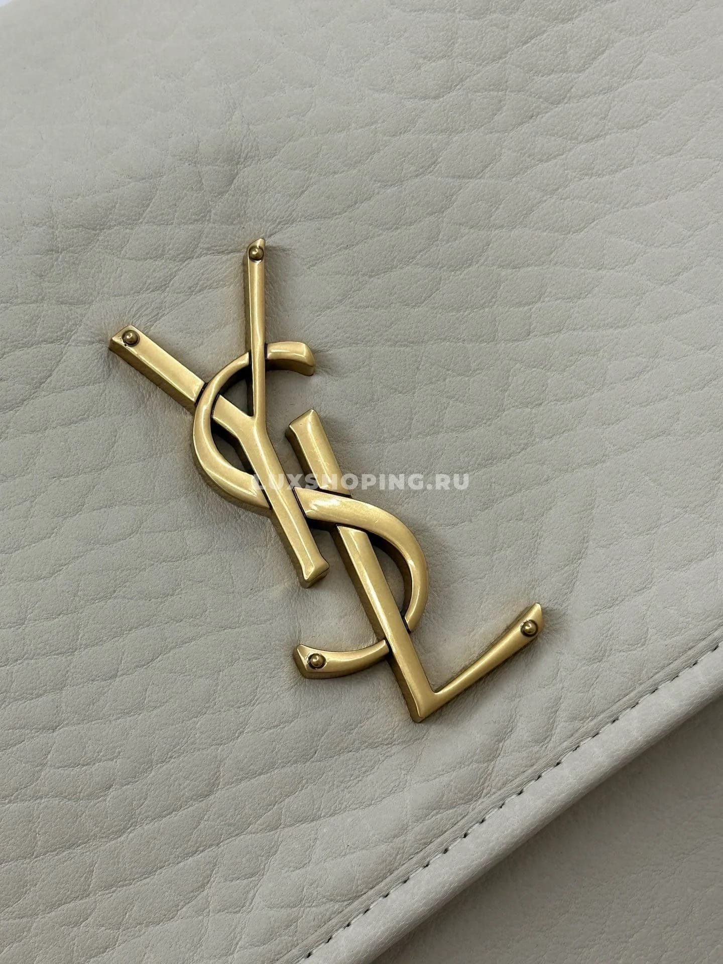 Saint Laurent Сумка Niki 28 см из мягкой овечьей кожи Белая - фото 8