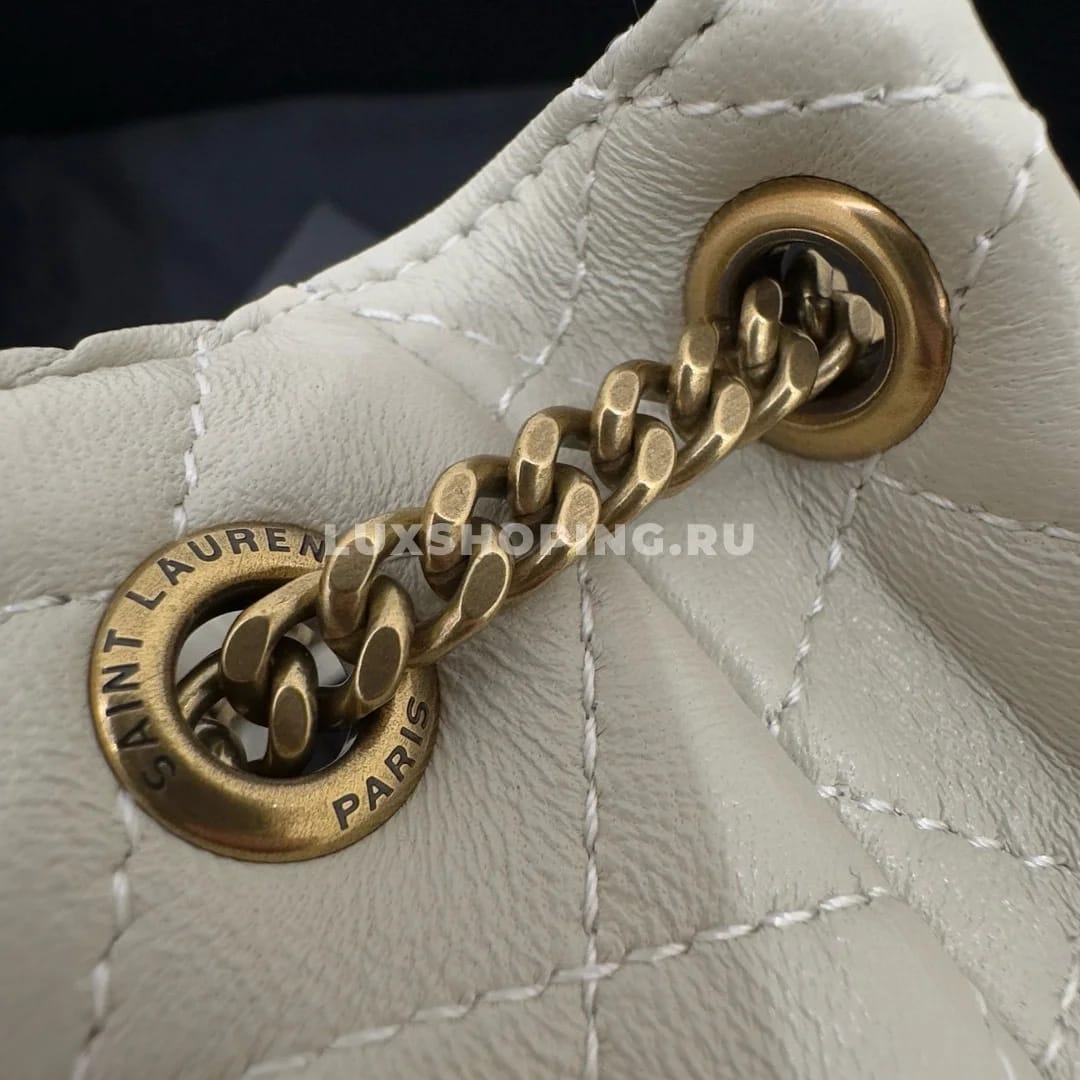 Saint Laurent Сумка Mini Nolita в цвете Белом - фото 6