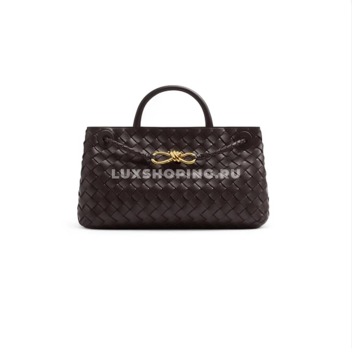 Сумка BOTTEGA VENETA ANDIAMO East-West коричневый 