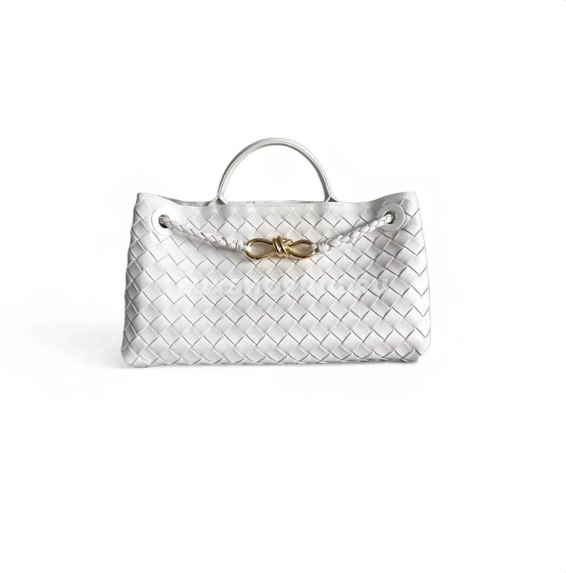 Сумка BOTTEGA VENETA ANDIAMO East-West белый