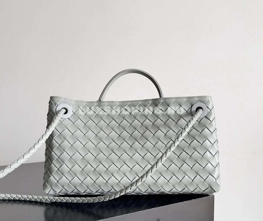 Сумка BOTTEGA VENETA ANDIAMO East-West серый - фото 3