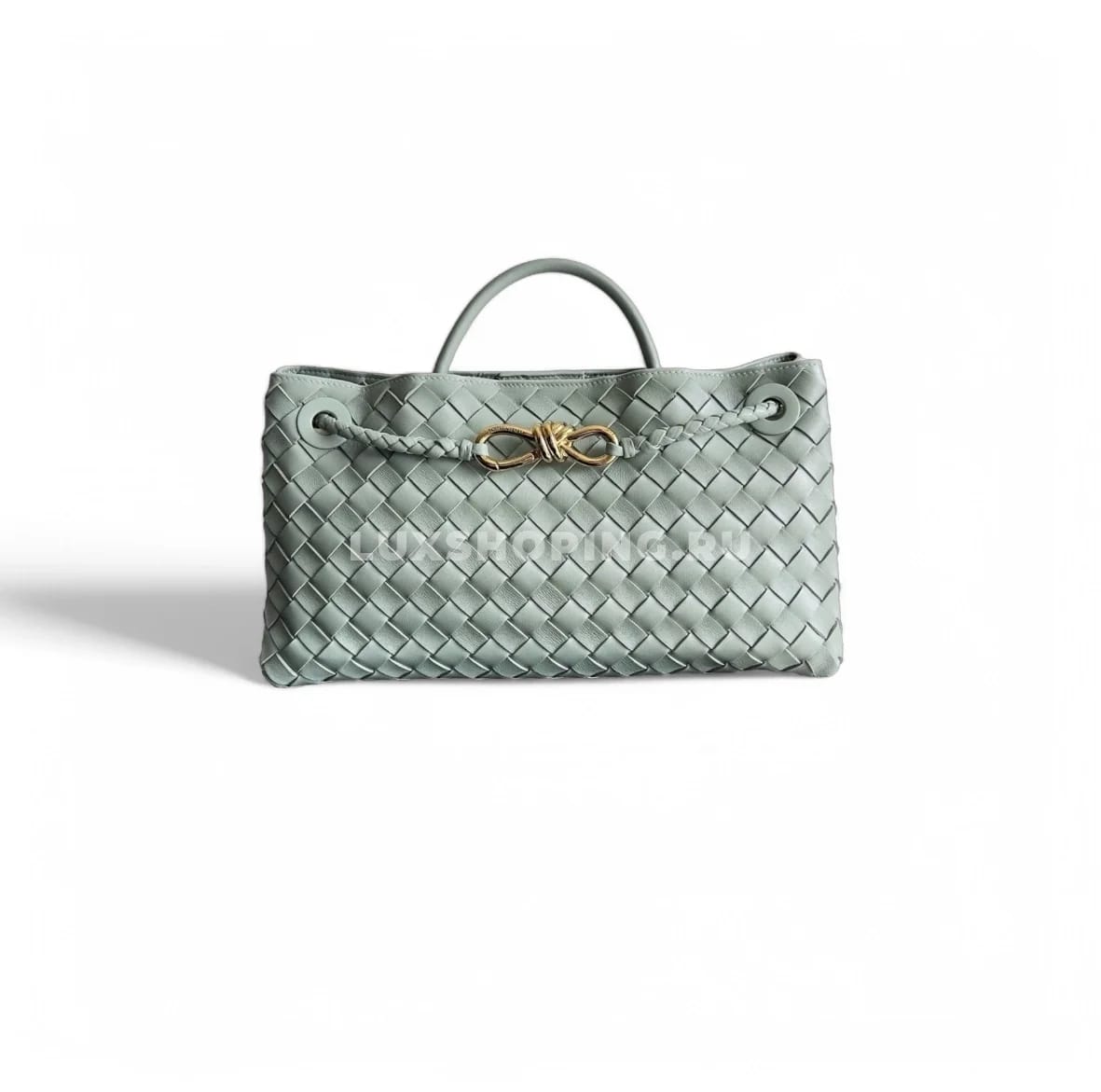Сумка BOTTEGA VENETA ANDIAMO East-West светло бирюзовый