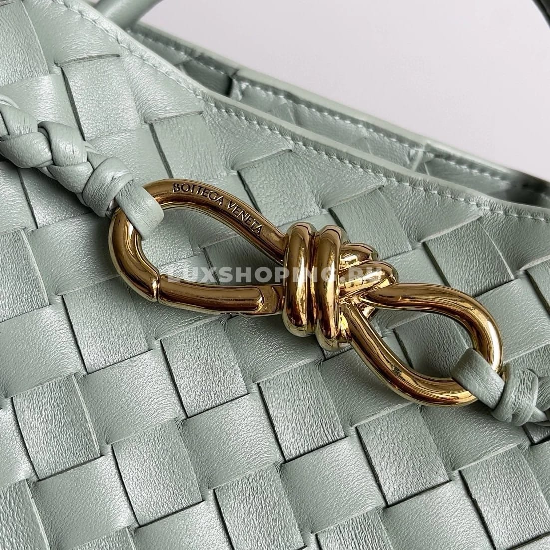 Сумка BOTTEGA VENETA ANDIAMO East-West светло бирюзовый - фото 6