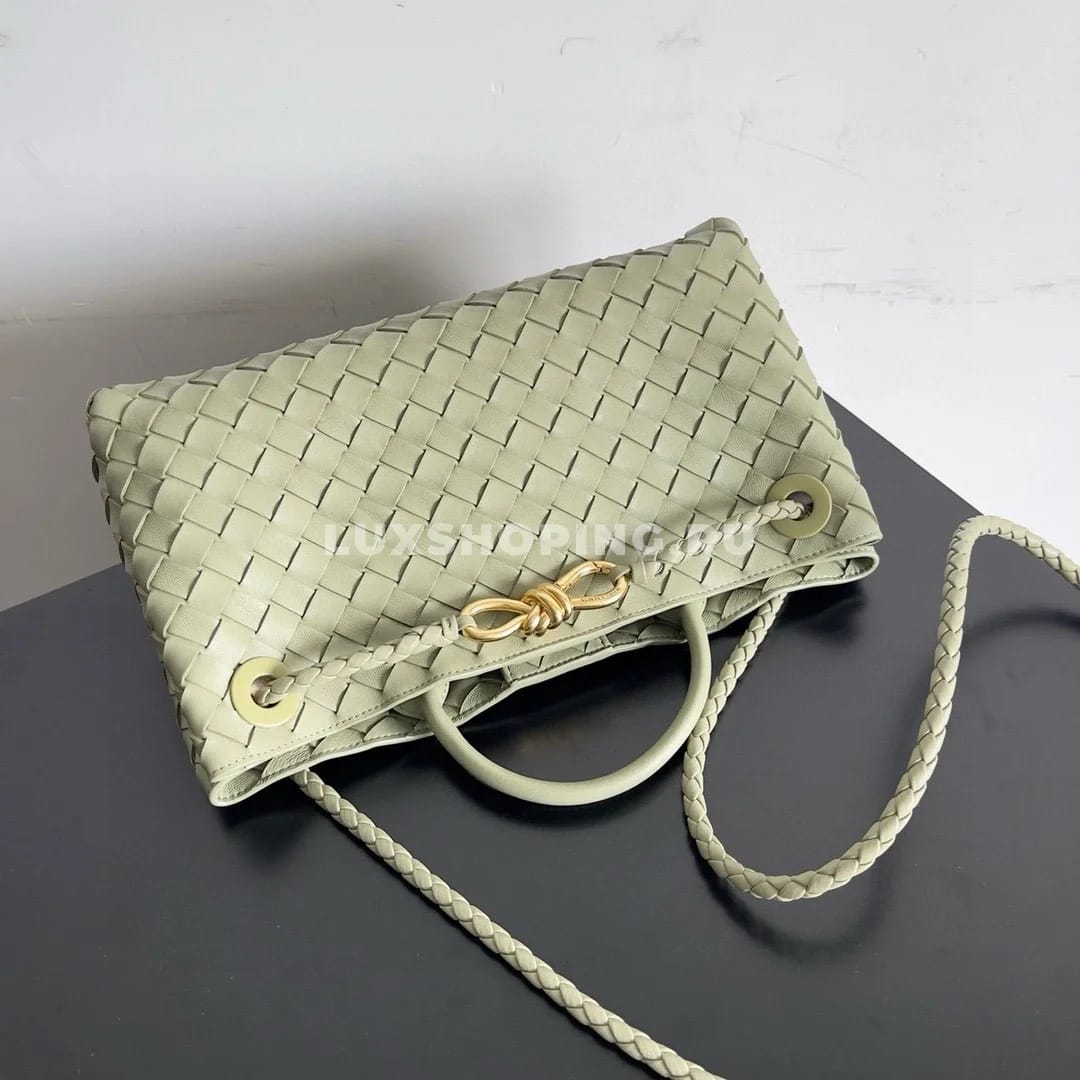 Сумка BOTTEGA VENETA ANDIAMO East-West светло-зеленый - фото 5