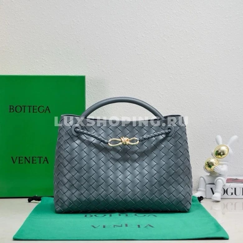 Сумка BOTTEGA VENETA ANDIAMO среднего размера в оттенке "сланцево-серый" - фото 2