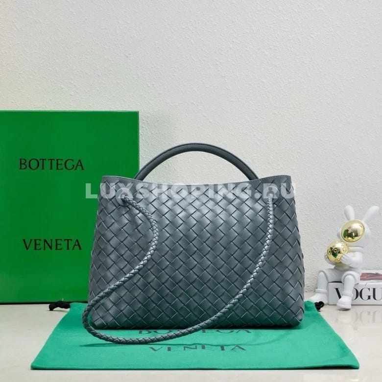 Сумка BOTTEGA VENETA ANDIAMO среднего размера в оттенке "сланцево-серый" - фото 3