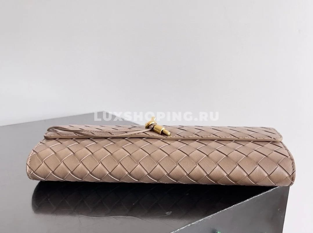 Сумка BOTTEGA VENETA ANDIAMO Clutch в оттенке "беж" - фото 5