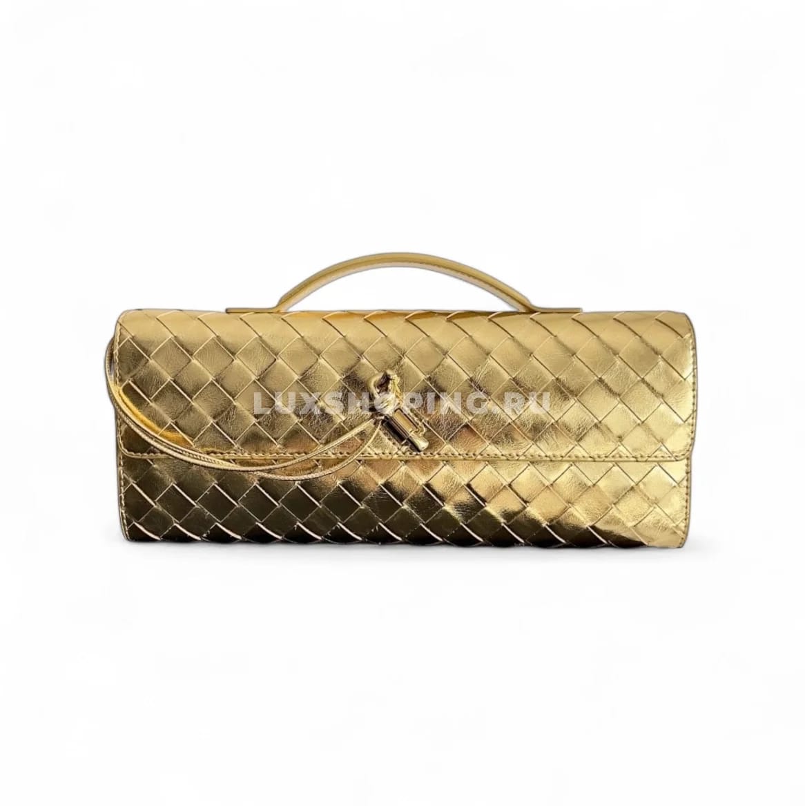 Сумка BOTTEGA VENETA ANDIAMO Clutch золотой