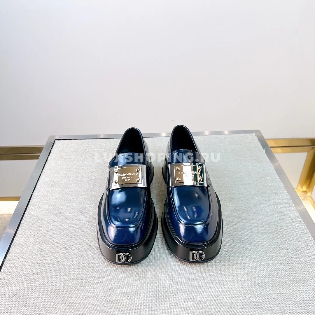 Мужские туфли Dolce &amp; Gabbana синие - фото 3