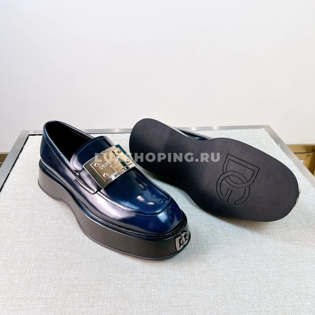 Мужские туфли Dolce &amp; Gabbana синие - фото 6