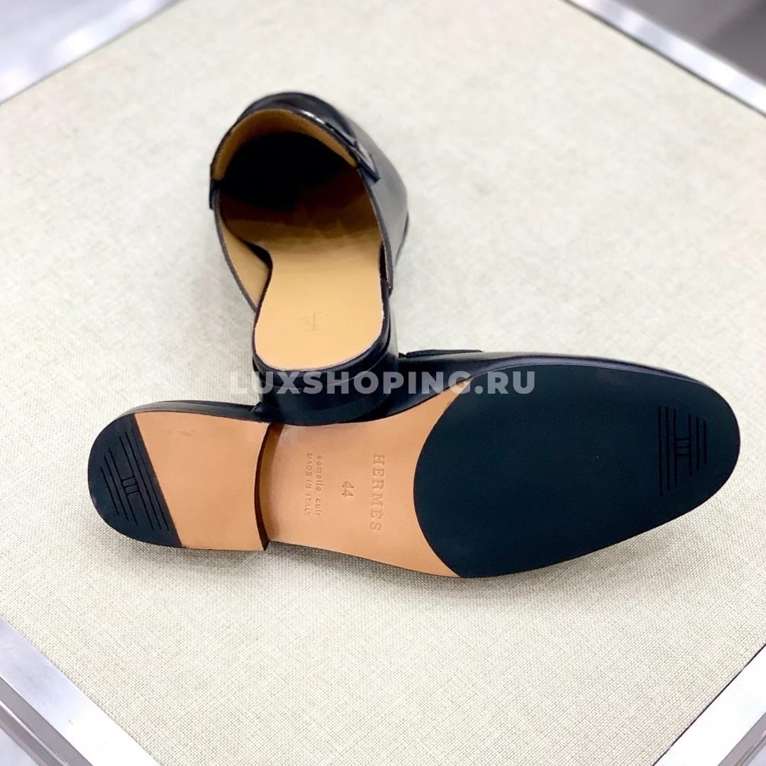 Сабо Hermes с эмблемой - фото 4