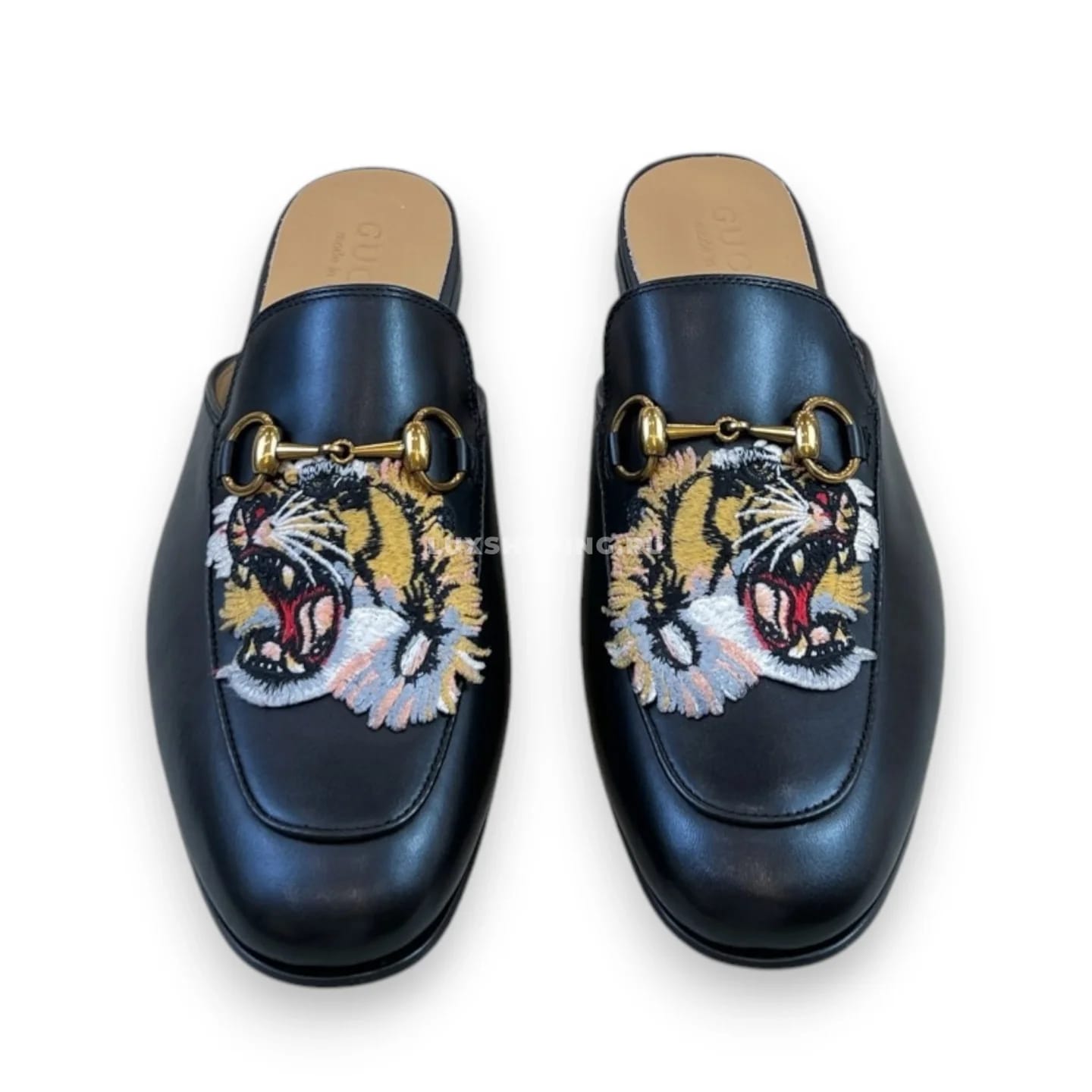 Сабо Gucci черные с тигром
