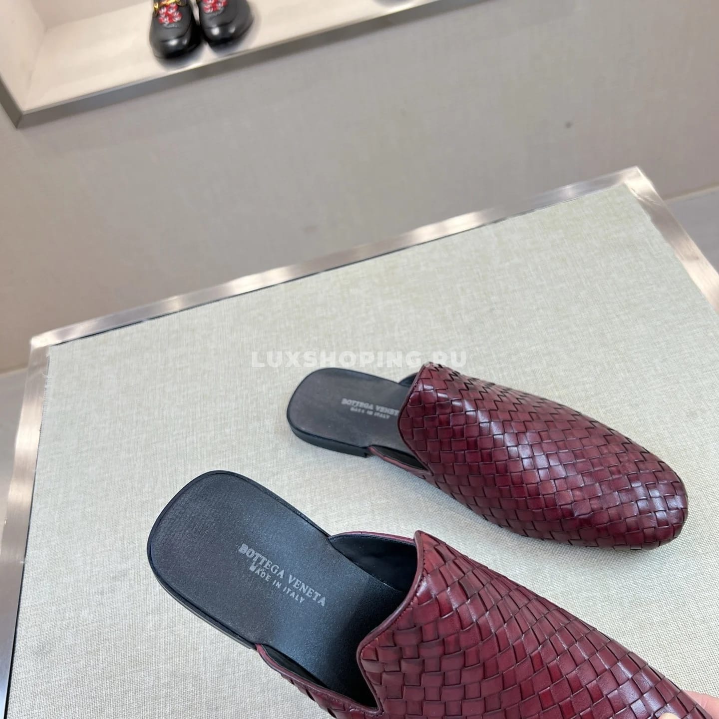 Сабо Bottega бордо - фото 5