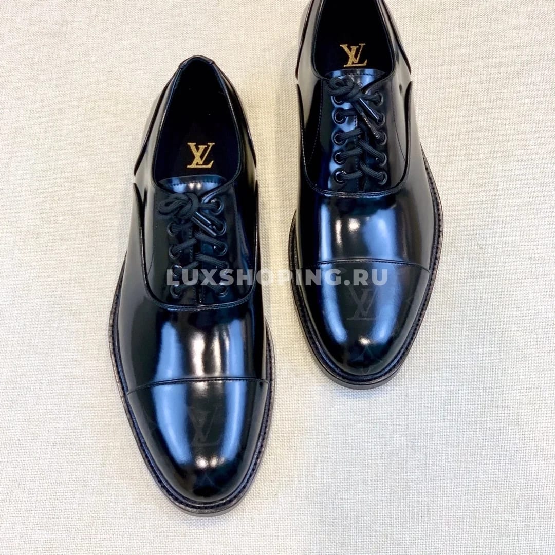 Туфли Louis Vuitton со шнурками черные - фото 2