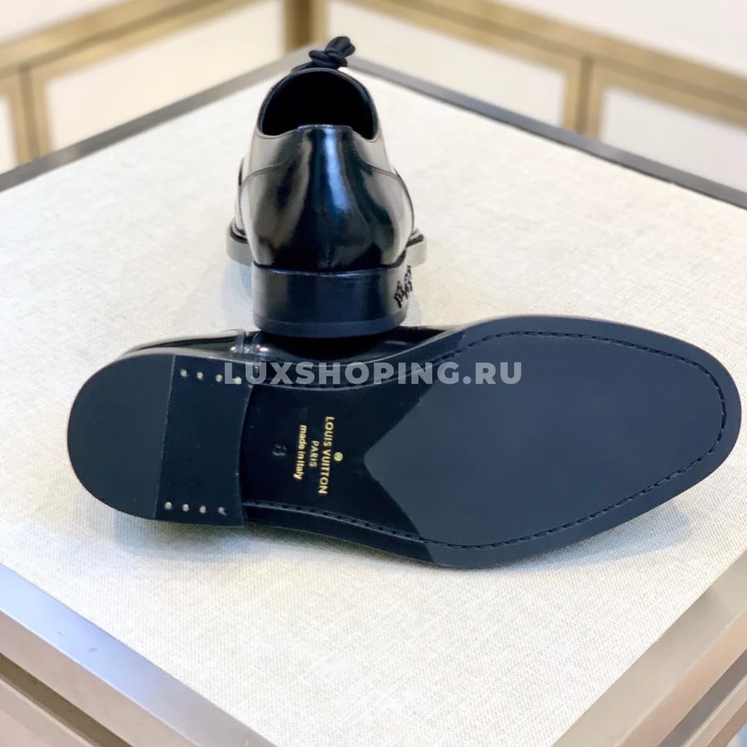 Туфли Louis Vuitton со шнурками черные - фото 6