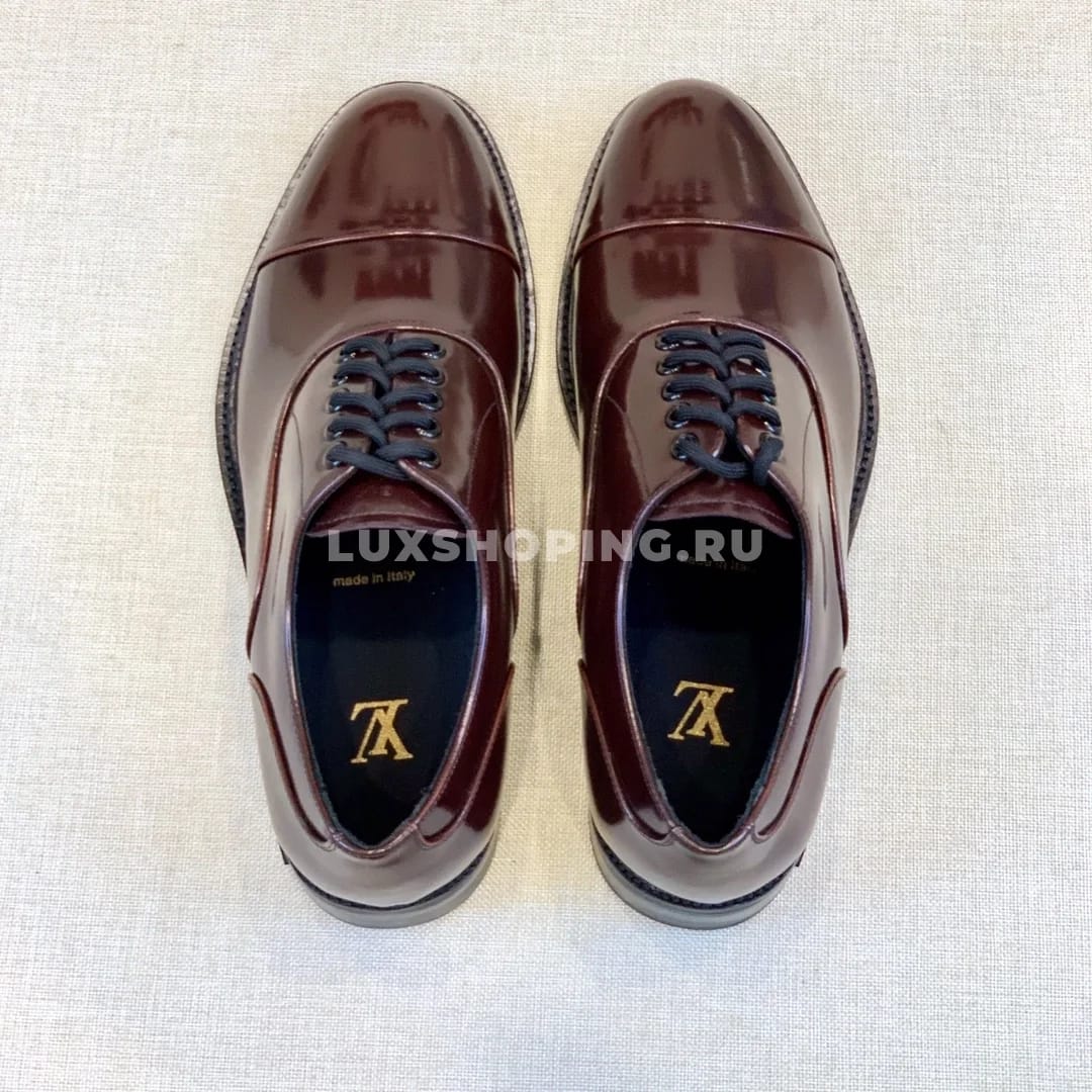 Туфли Louis Vuitton со шнурками коричневые - фото 2