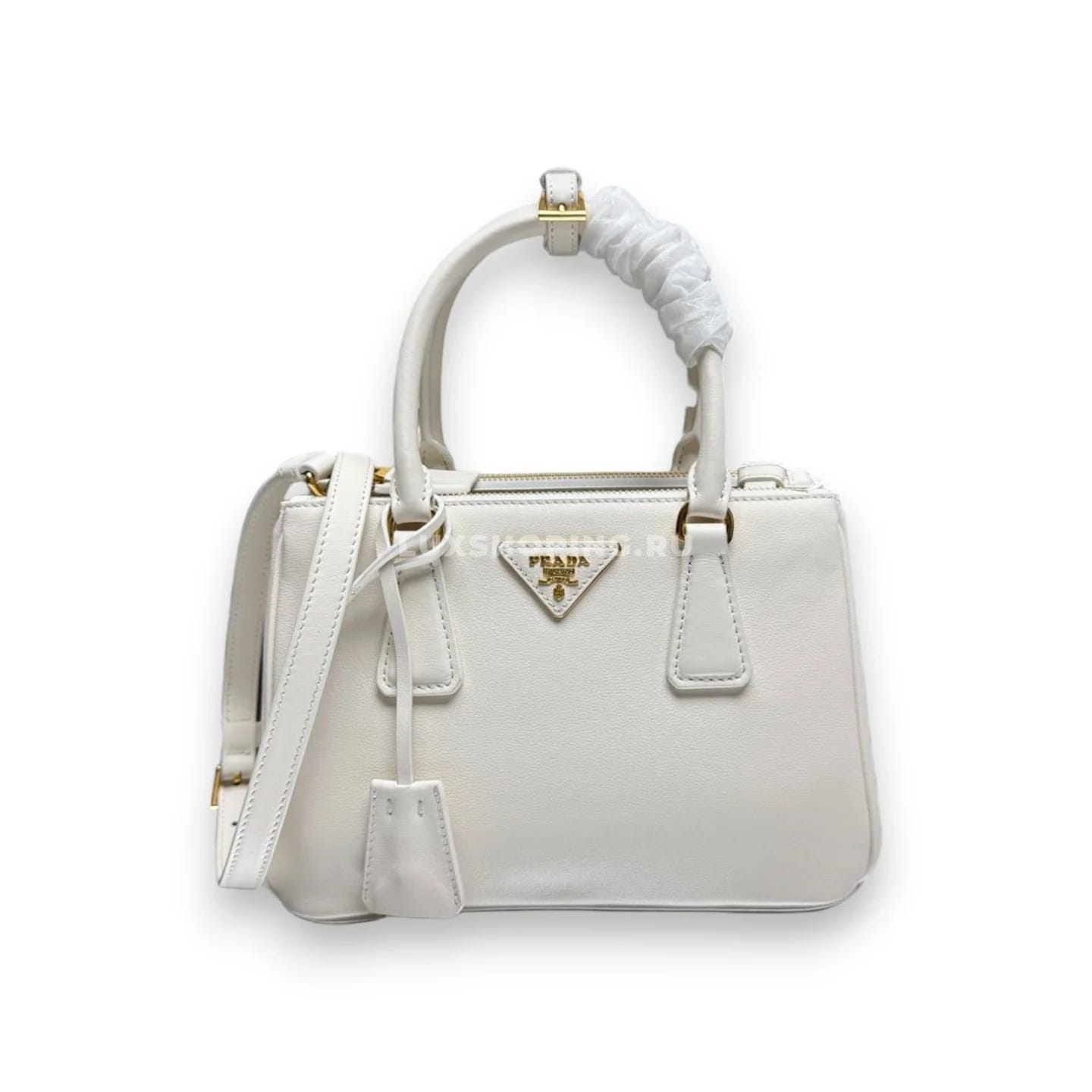Сумка Prada Galleria white 24,5×16,5×11 см
