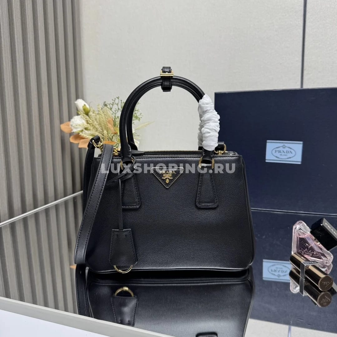 Сумка Prada Galleria black 28×20×12 см - фото 5