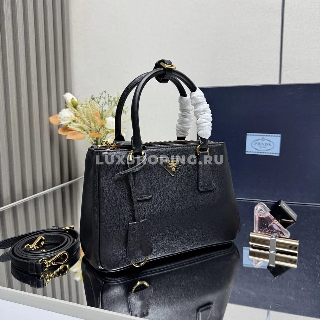 Сумка Prada Galleria black 28×20×12 см - фото 8
