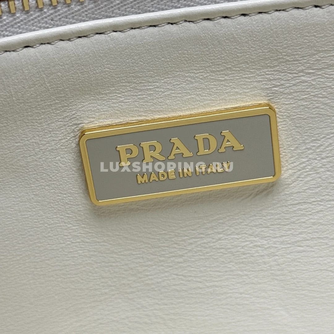 Сумка Prada Galleria white 28×20×12 см - фото 9